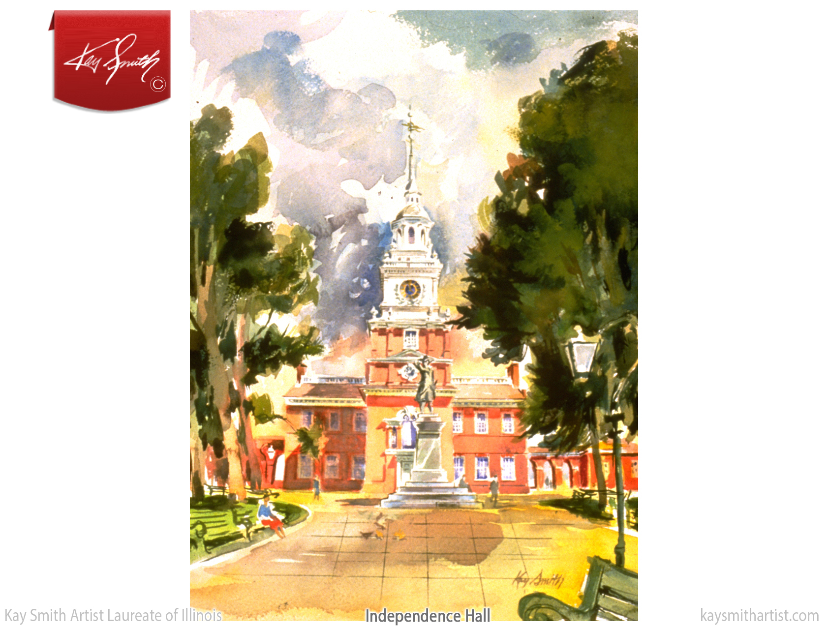 Kay-Smith-Artist-Laureate-of-IL Independence-Hall