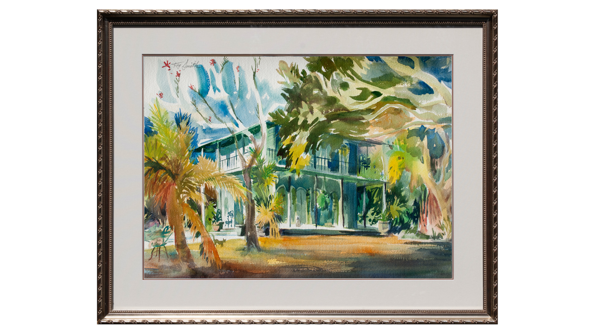 Hemingway Home Hemingway Home in Key West  22h x 28w Framed	$2,800  Key West, Florida